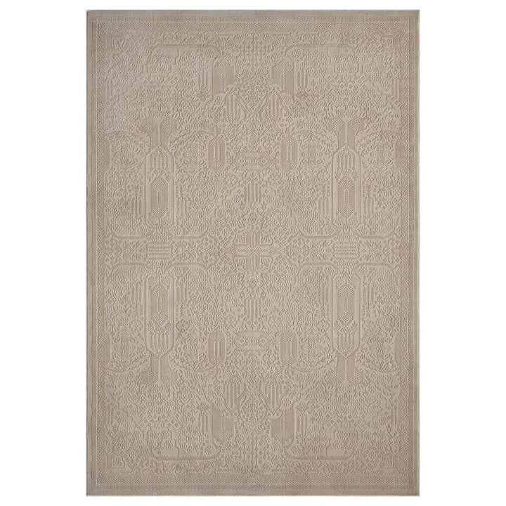Meraki Geometric Natural Rug