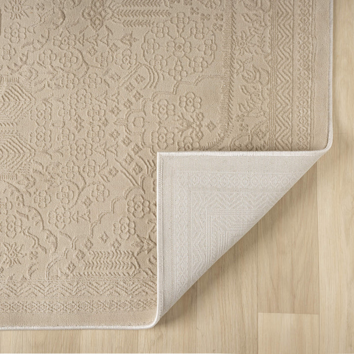 Meraki Geometric Natural Rug