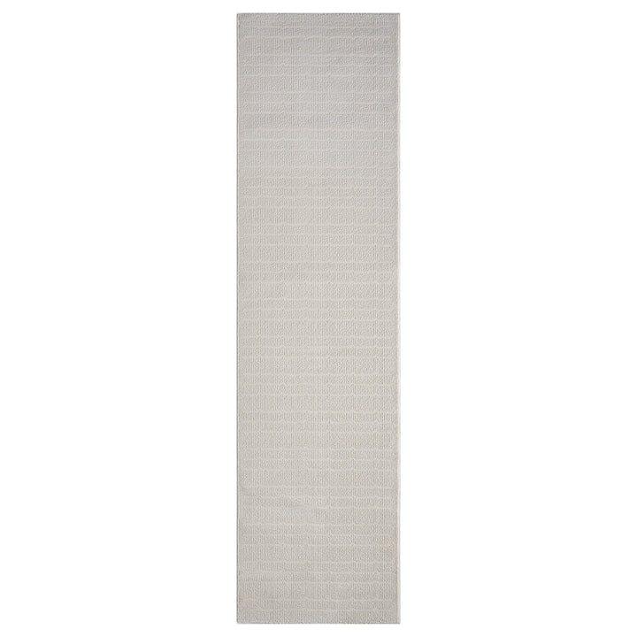 Meraki Refined Texture Pearl Runner Rug