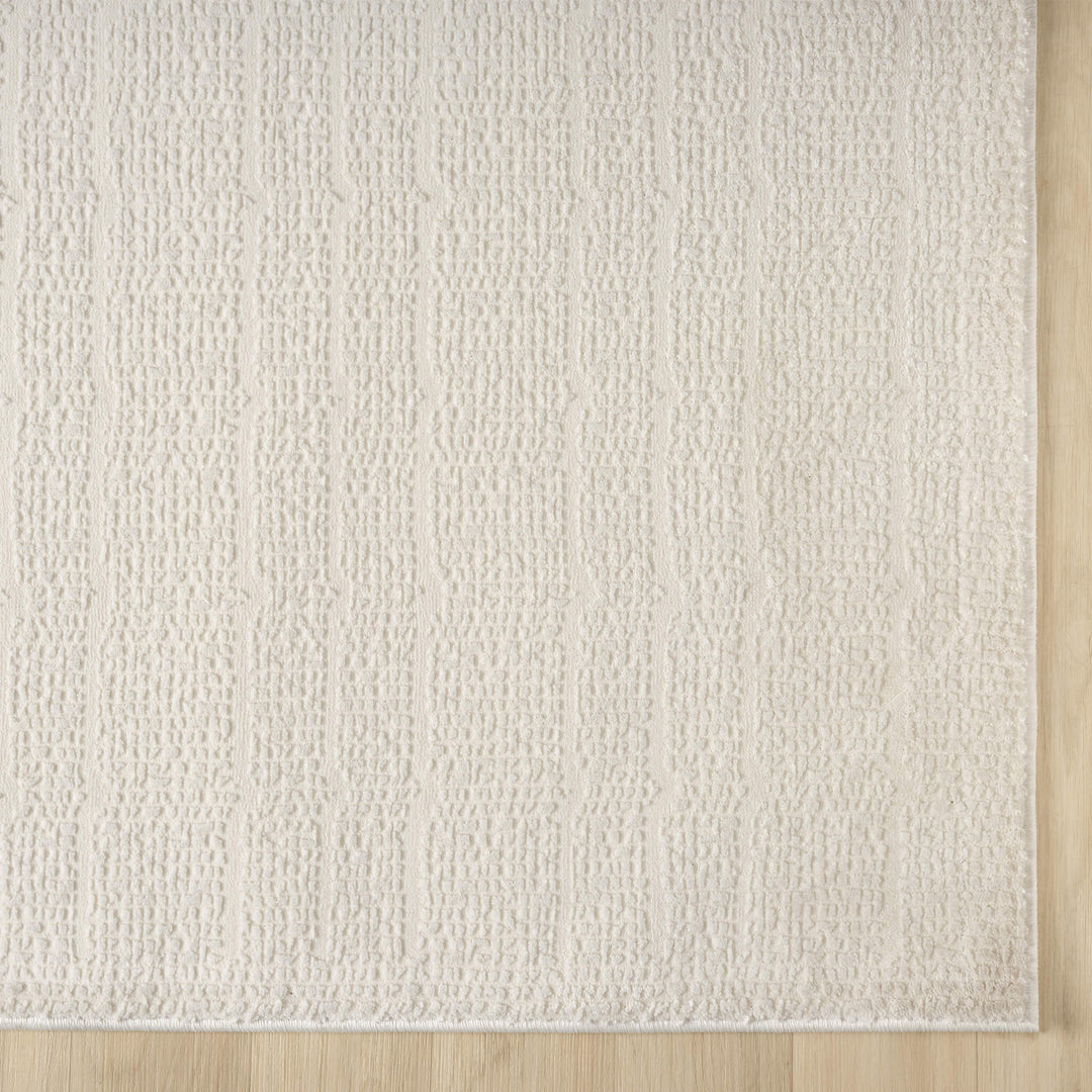 Meraki Refined Texture Pearl Rug