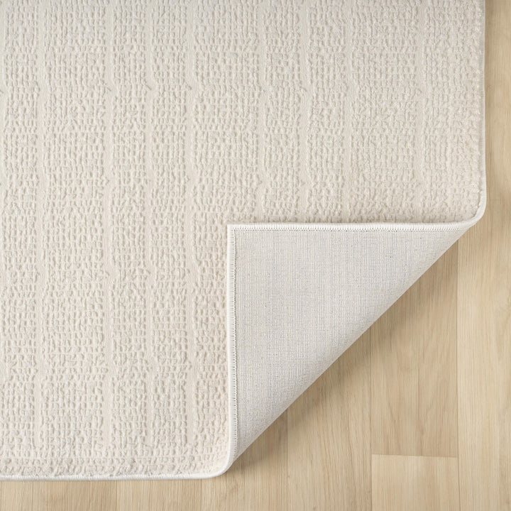 Meraki Refined Texture Pearl Rug