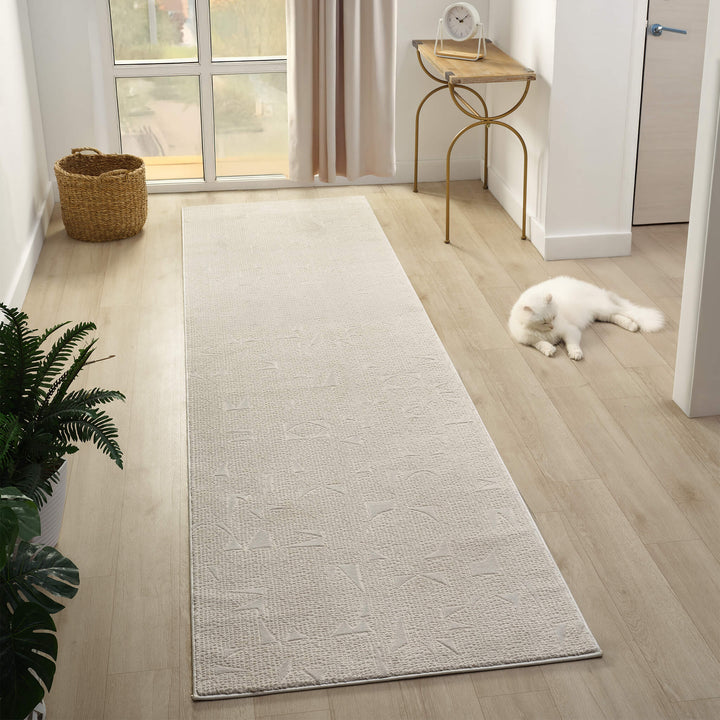 Meraki Soft Texture Stone Runner Rug