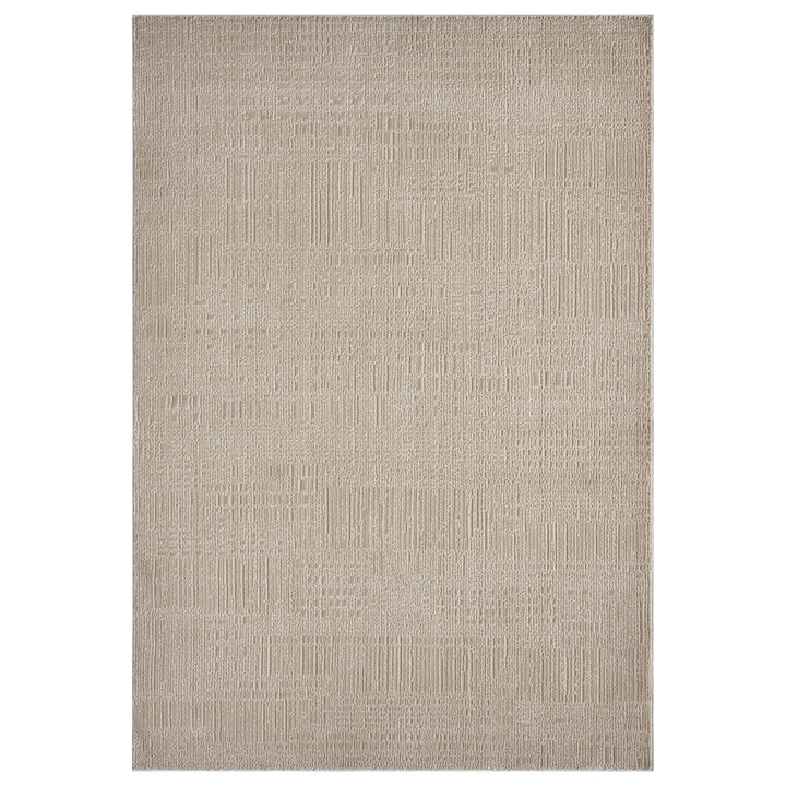 Meraki Linear Texture Fawn Rug