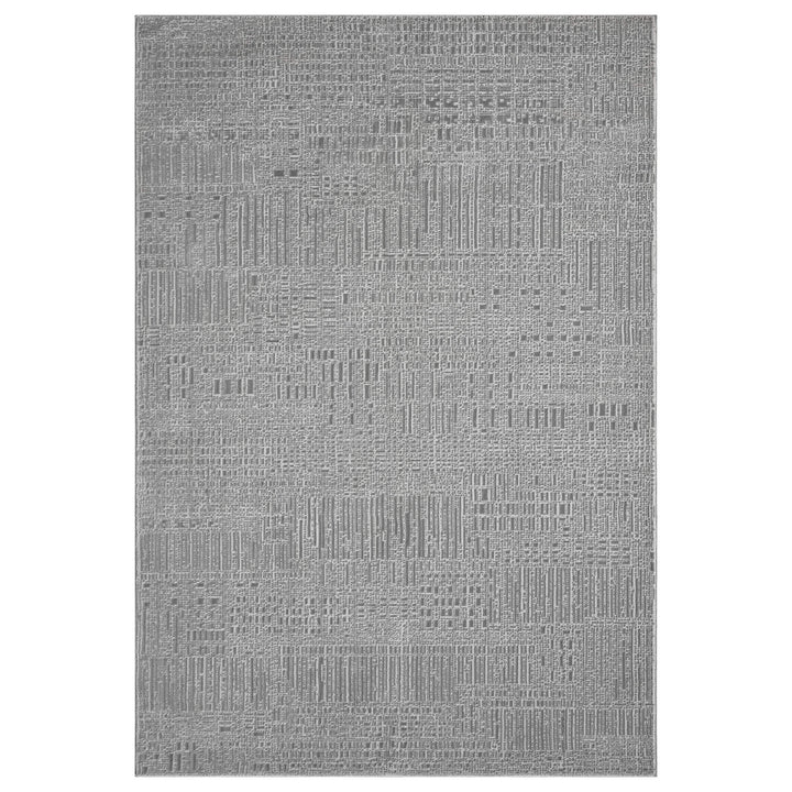 Meraki Linear Texture Slate Rug