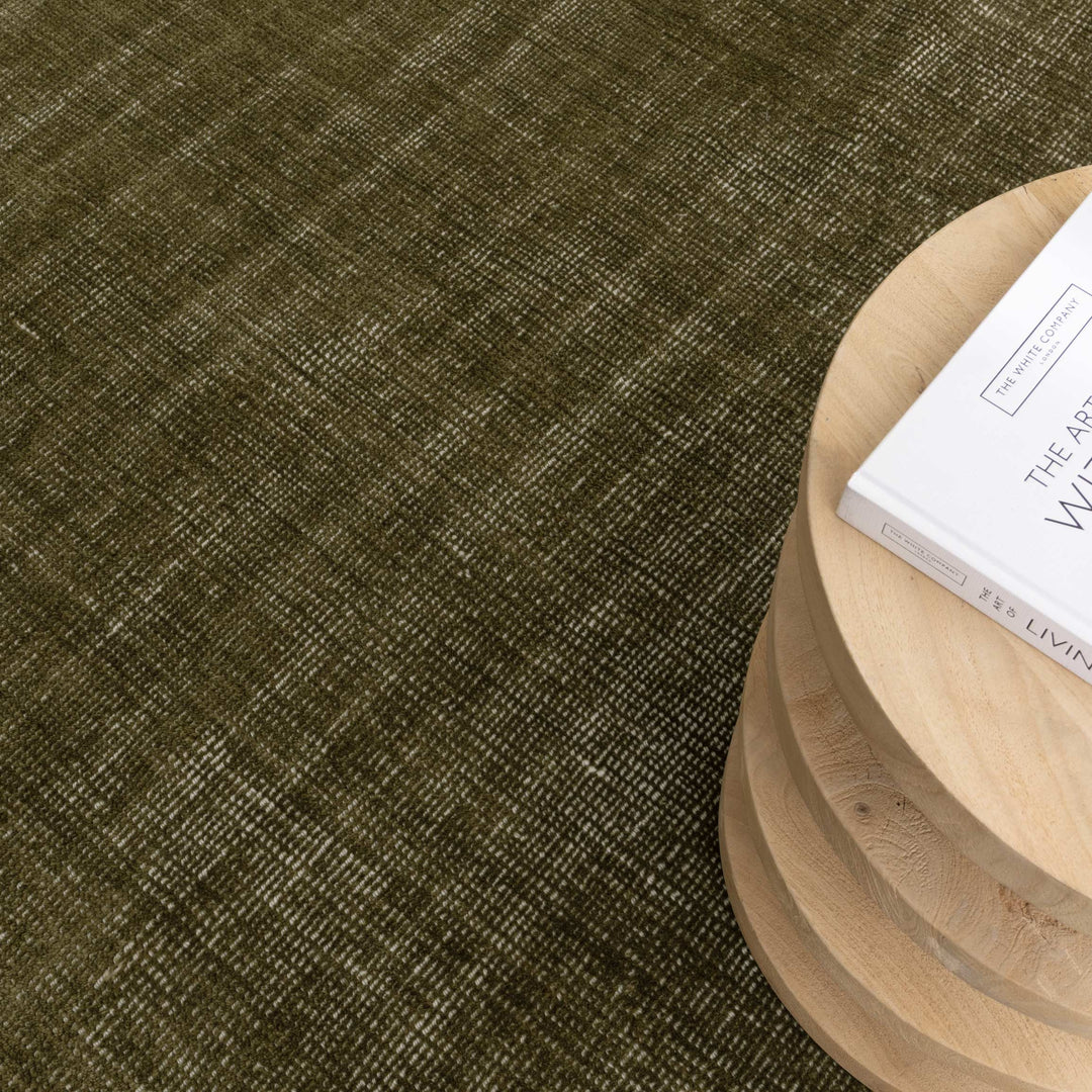 Harbour Olive Green Indoor Outdoor Rug