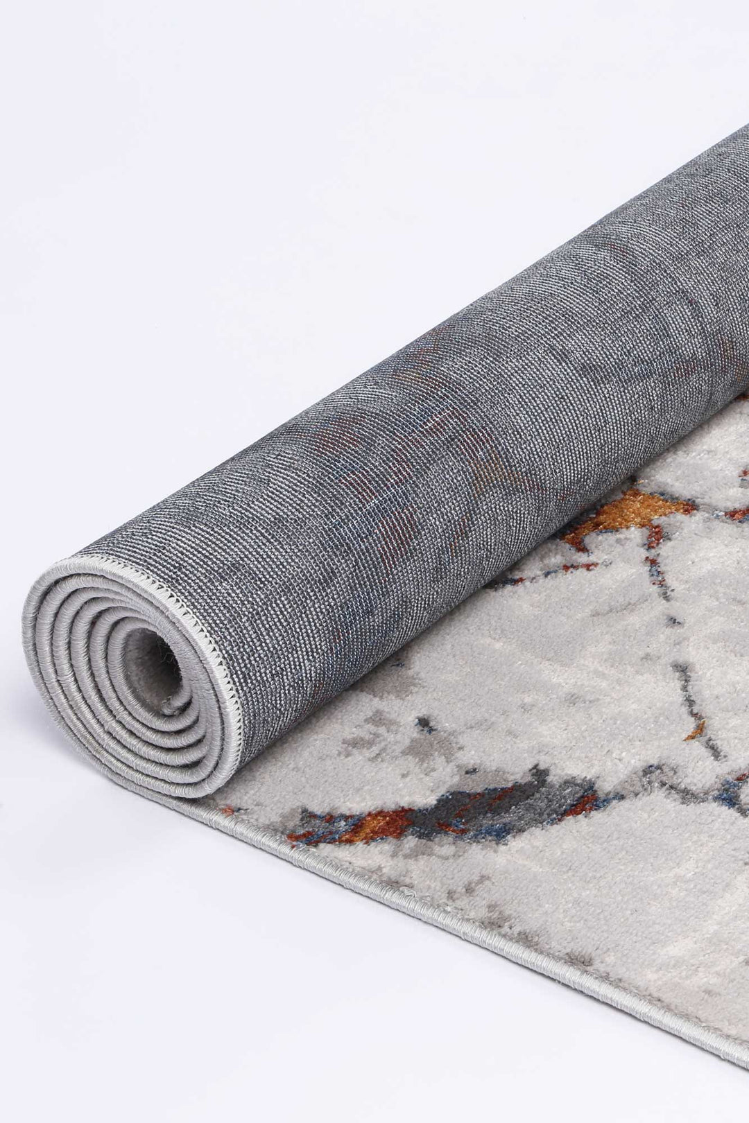 Porto Grey Multi Marble Rug Hallway Runner