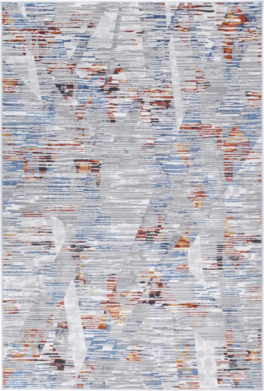 Porto Multi Abstract Rug Hallway Runner