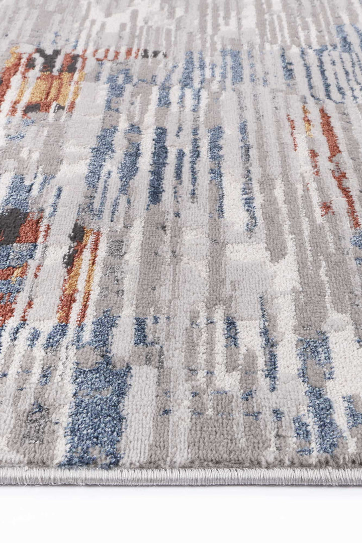 Porto Multi Abstract Rug Hallway Runner