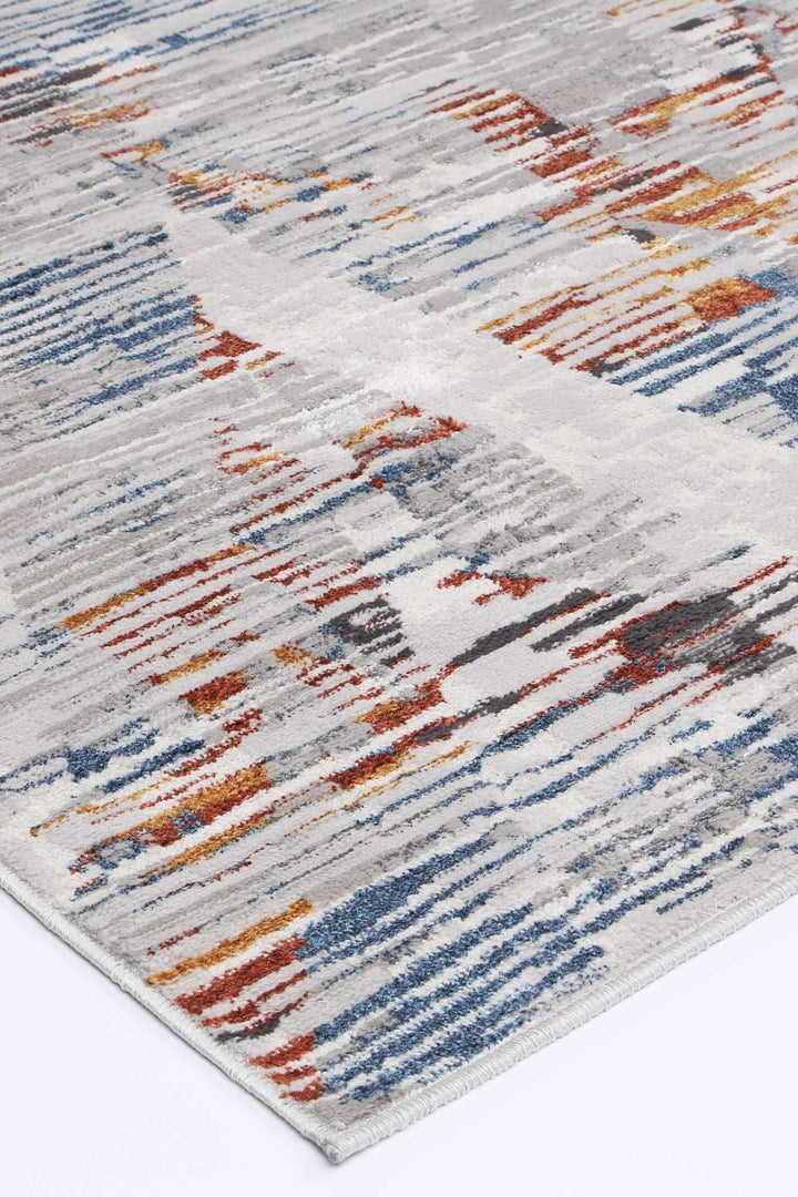 Porto Multi Abstract Rug Hallway Runner