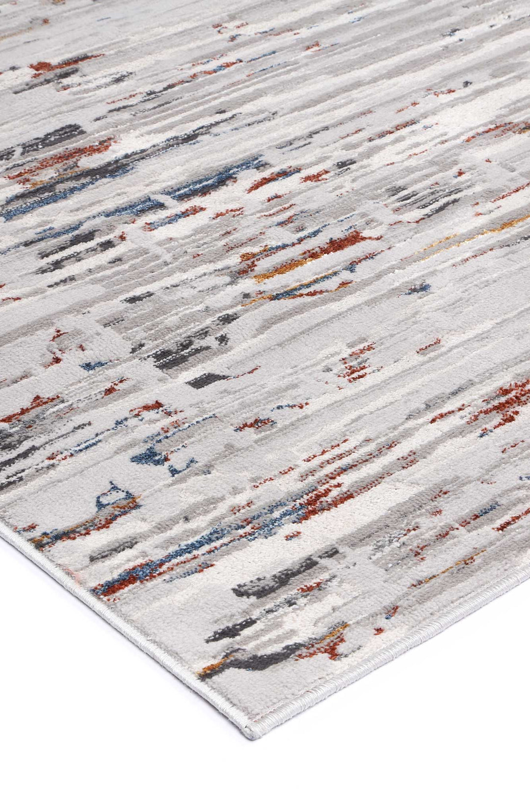 Porto Soft Multi Abstract Rug Hallway Runner