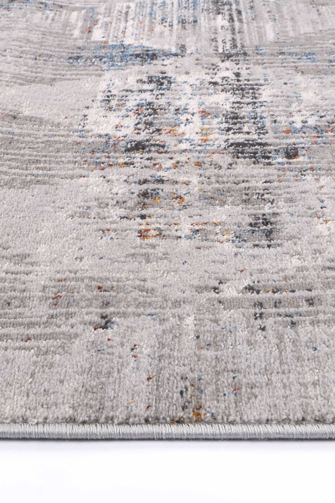 Porto Grey Multi Diamond Transitional Rug