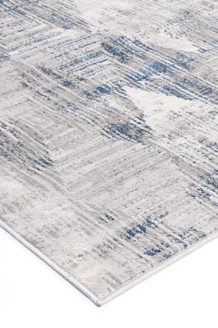 Porto Grey Blue Diamond Rug