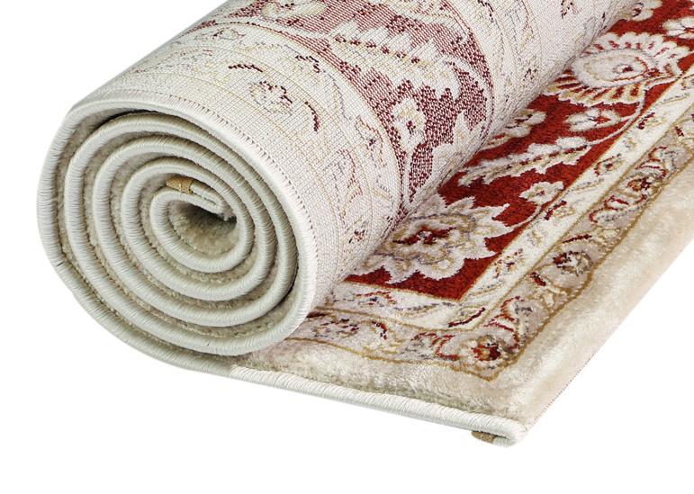 Prague Cream Red Border Rug