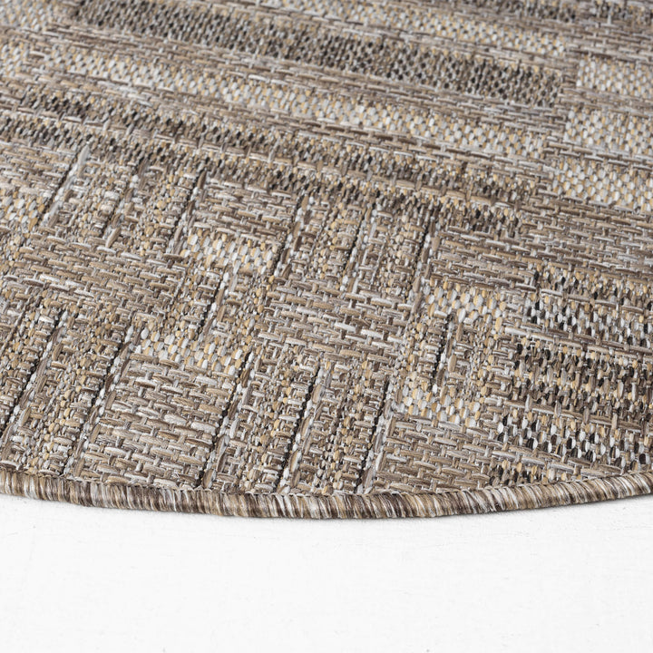 Earthbound Woven Earth Round Rug