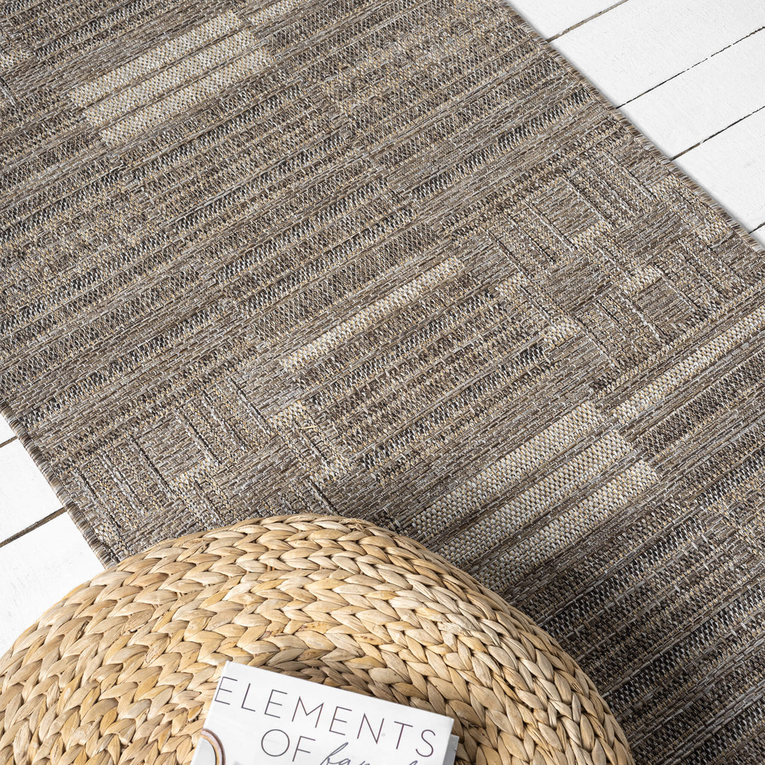 Earthbound Woven Earth Runner Rug