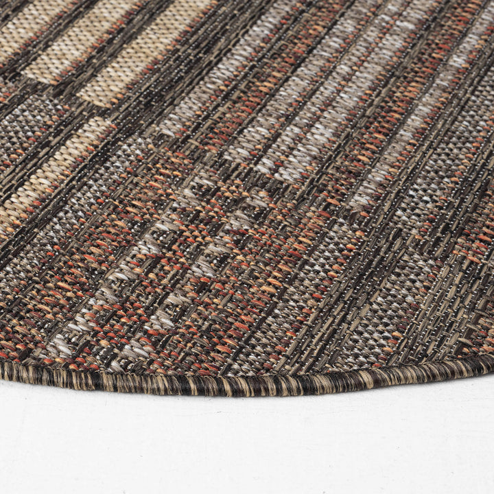 Earthbound Tribal Terra Round Rug