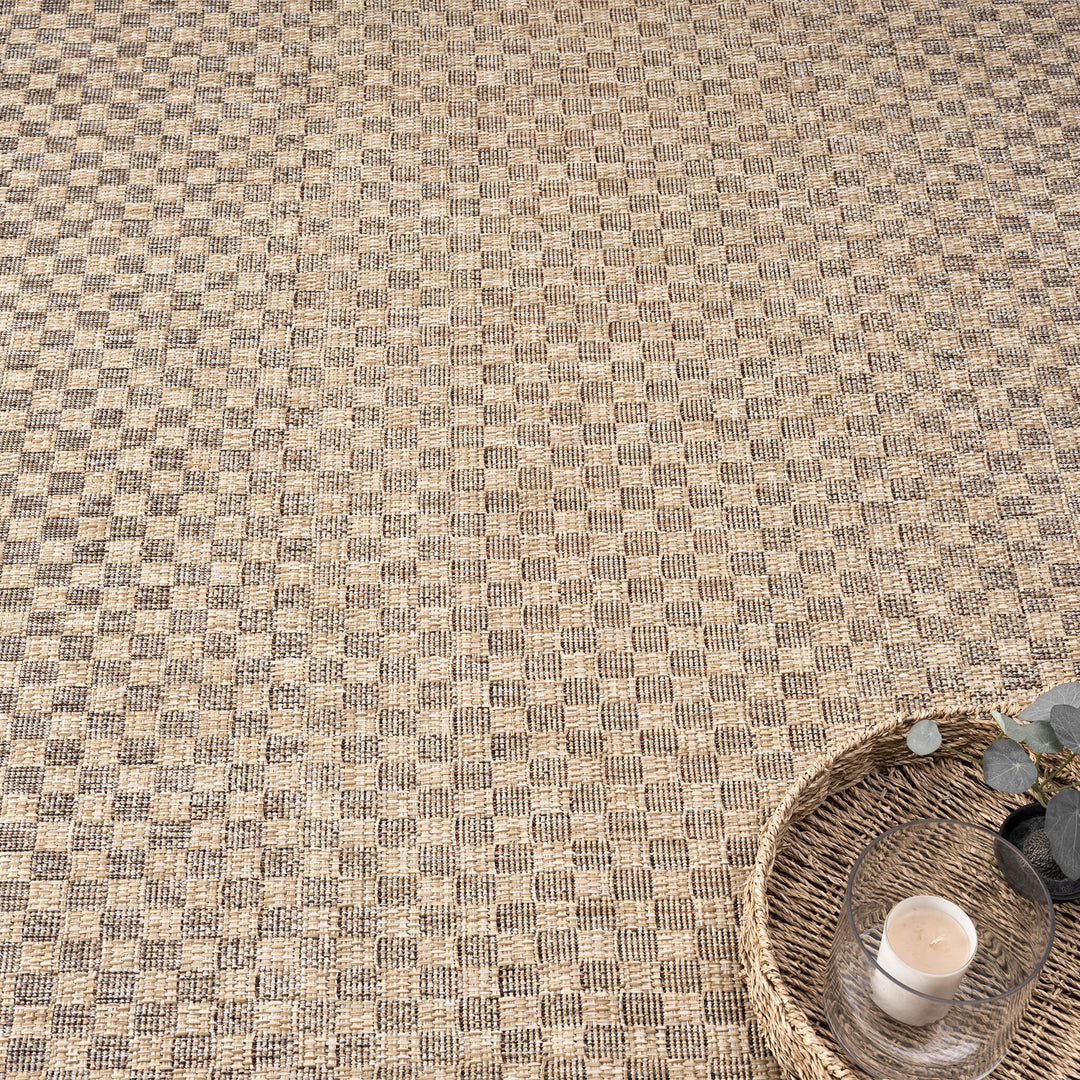 Earthbound Geometric Taupe Rug