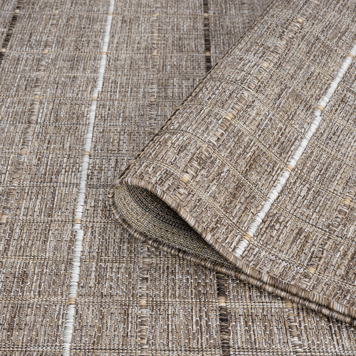 Earthbound Linear Natural Runner Rug