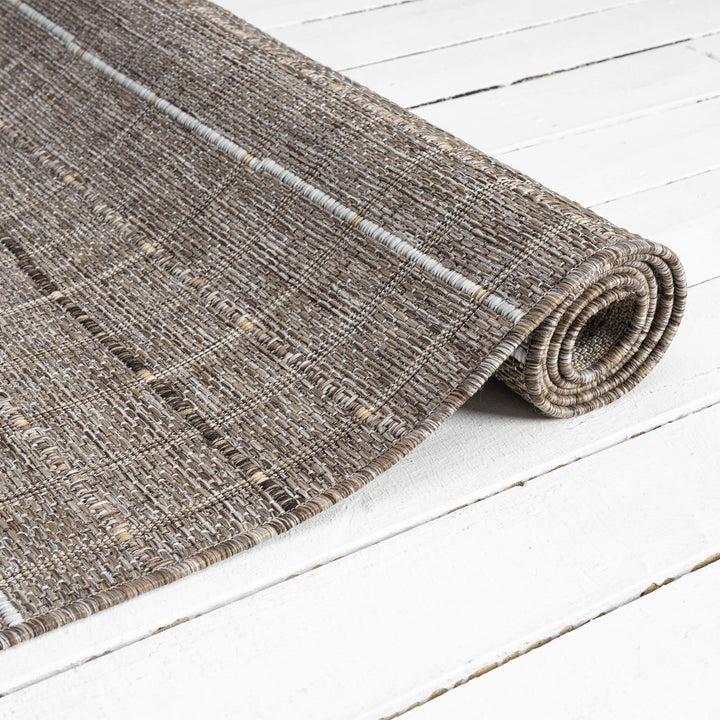 Earthbound Linear Natural Runner Rug