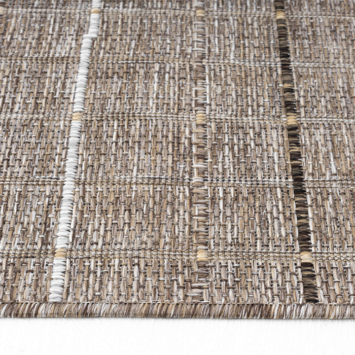 Earthbound Linear Natural Runner Rug