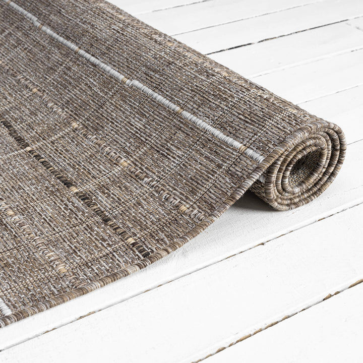 Earthbound Linear Natural Rug