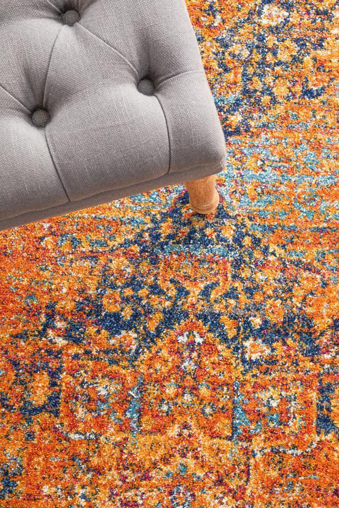 Radiance 400 Rust Runner Rug