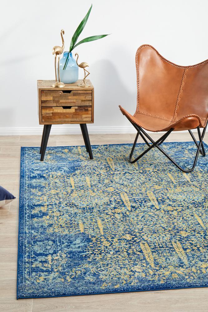 Radiance 411 Royal Blue Rug