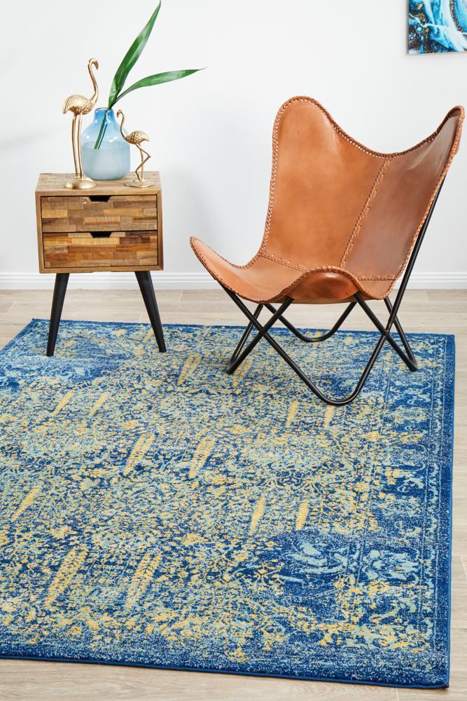 Radiance 411 Royal Blue Rug