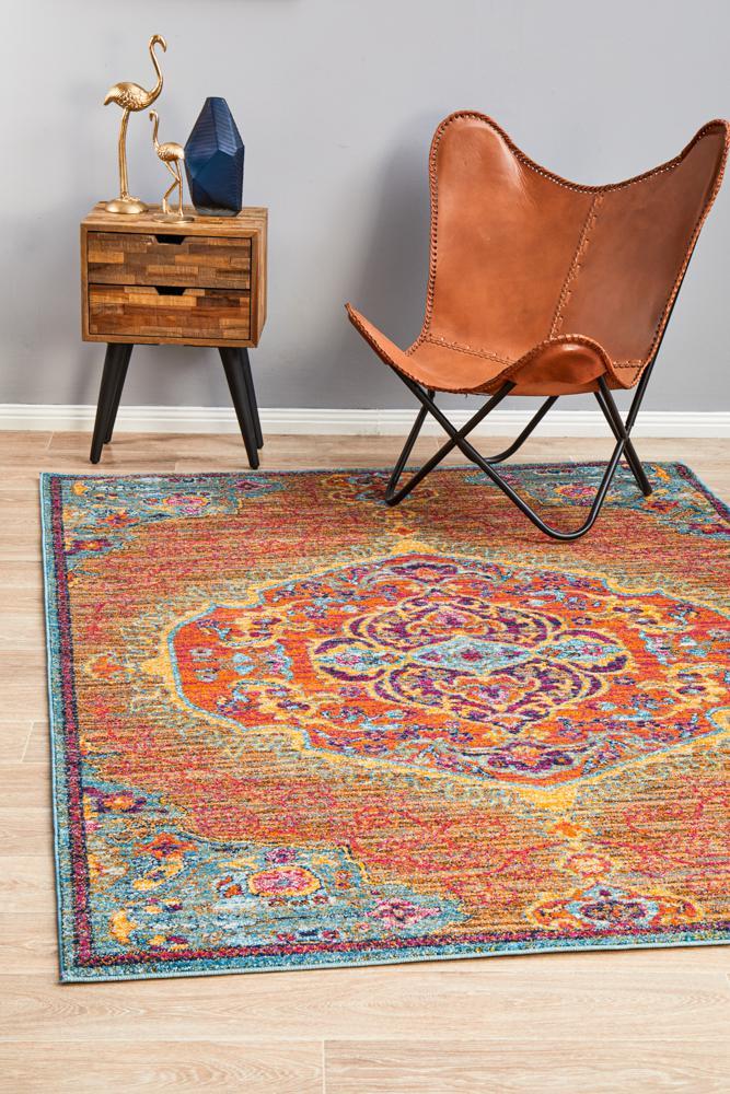 Radiance 422 Tangerine Rug