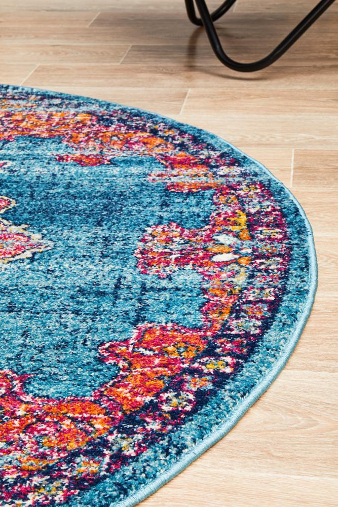 Radiance 433 Marine Round Rug