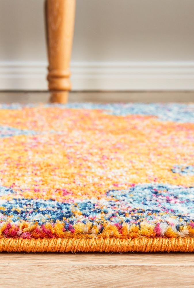 Radiance 433 Rust Runner Rug