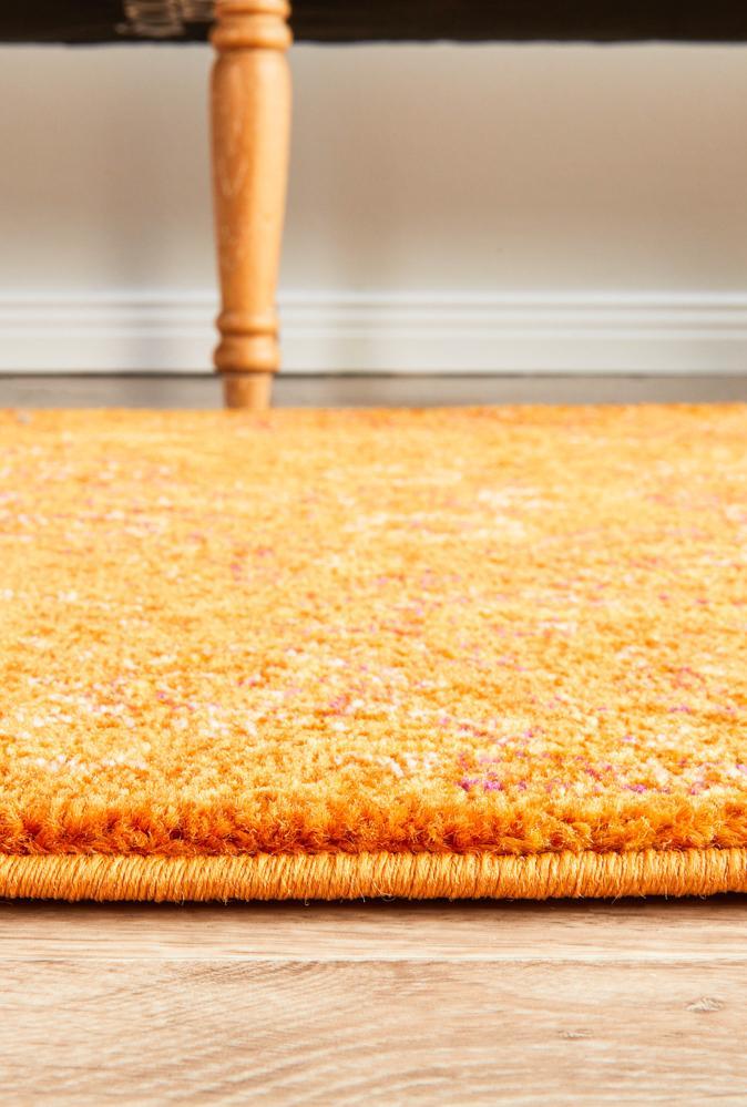 Radiance 444 Burnt Orange Runner Rug