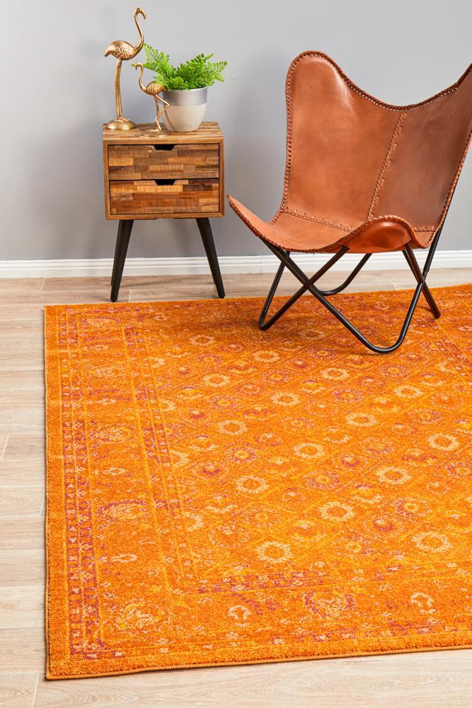 Radiance 444 Burnt Orange Rug