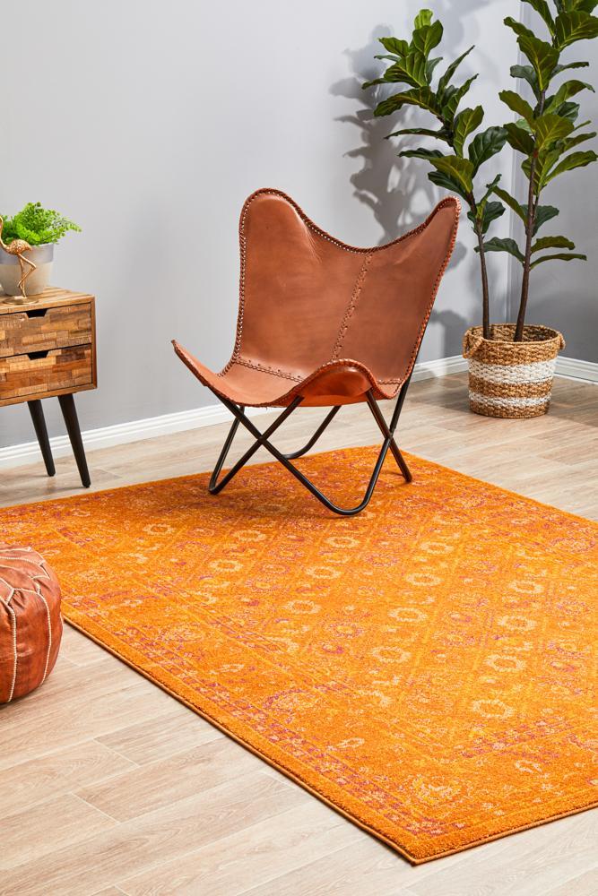 Radiance 444 Burnt Orange Rug