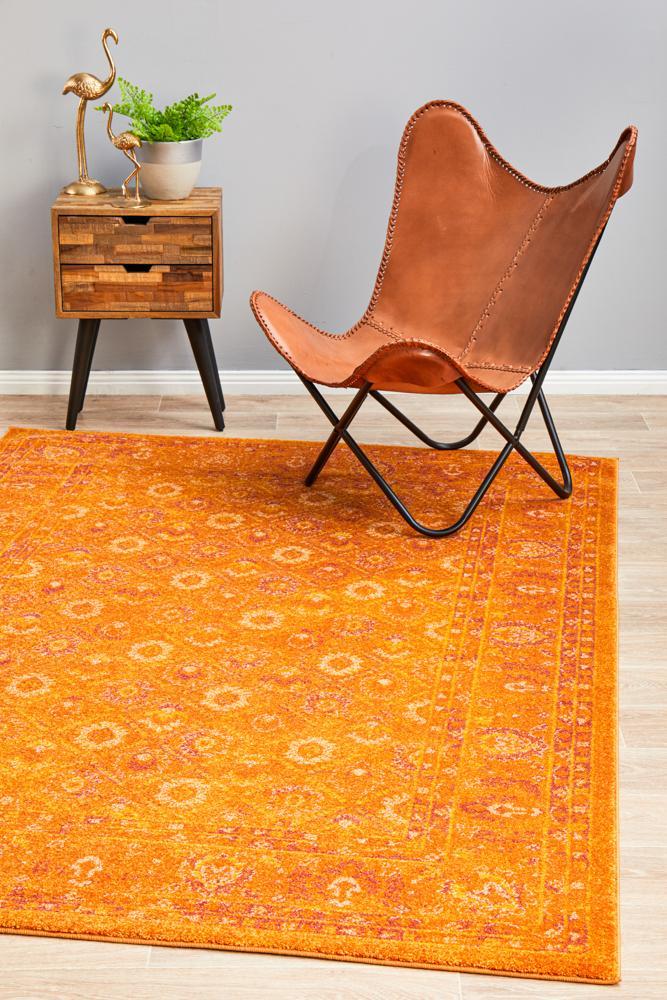 Radiance 444 Burnt Orange Rug