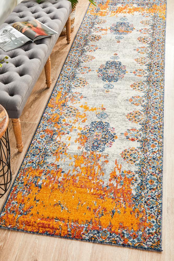 Radiance 555 Bone Runner Rug