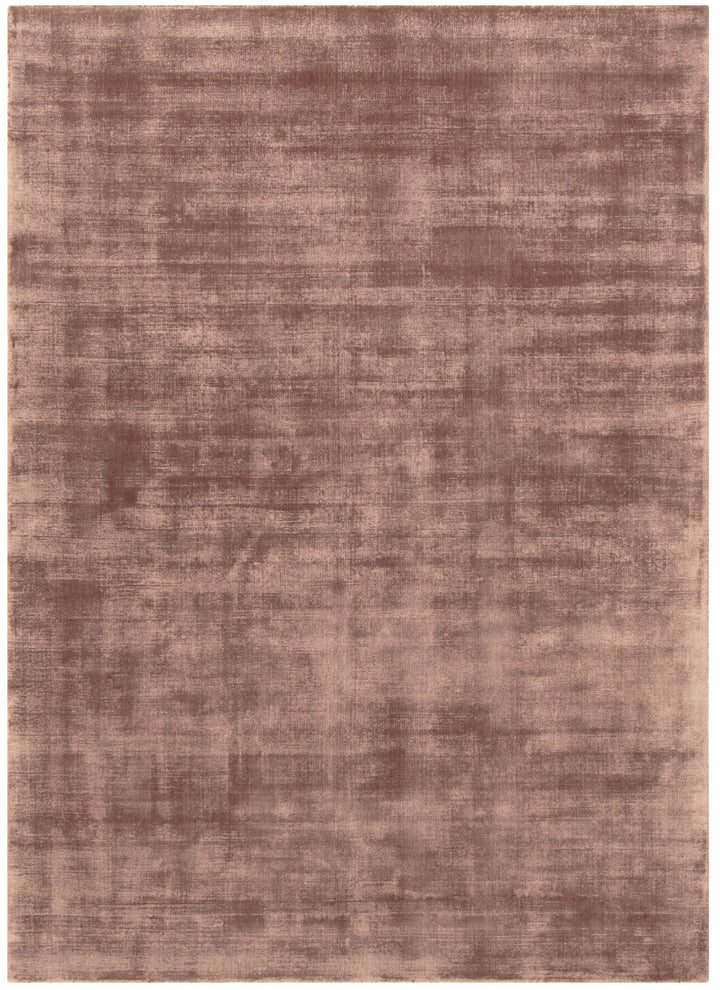 Reverie Modern Minimal Rose Brown Rug