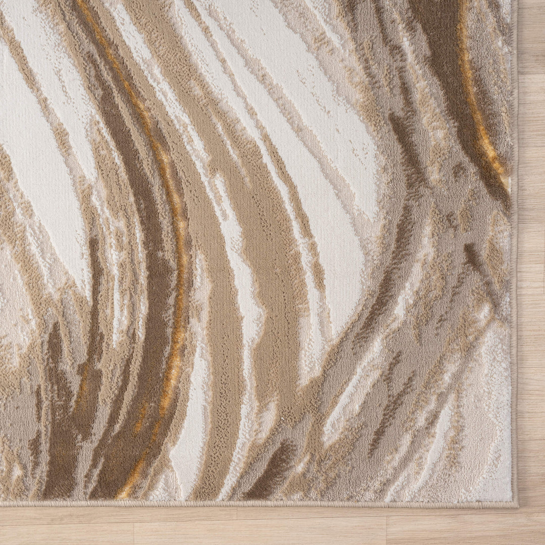 Aurelia Wave Gold Rug