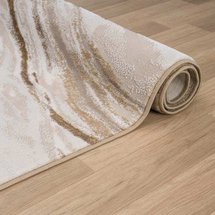 Aurelia Wave Gold Rug