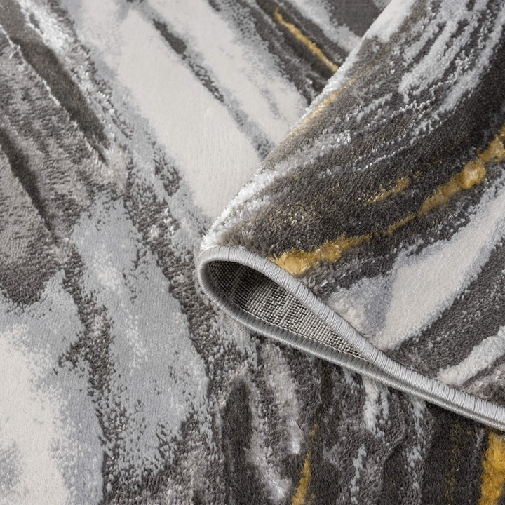 Aurelia Wave Slate Runner Rug