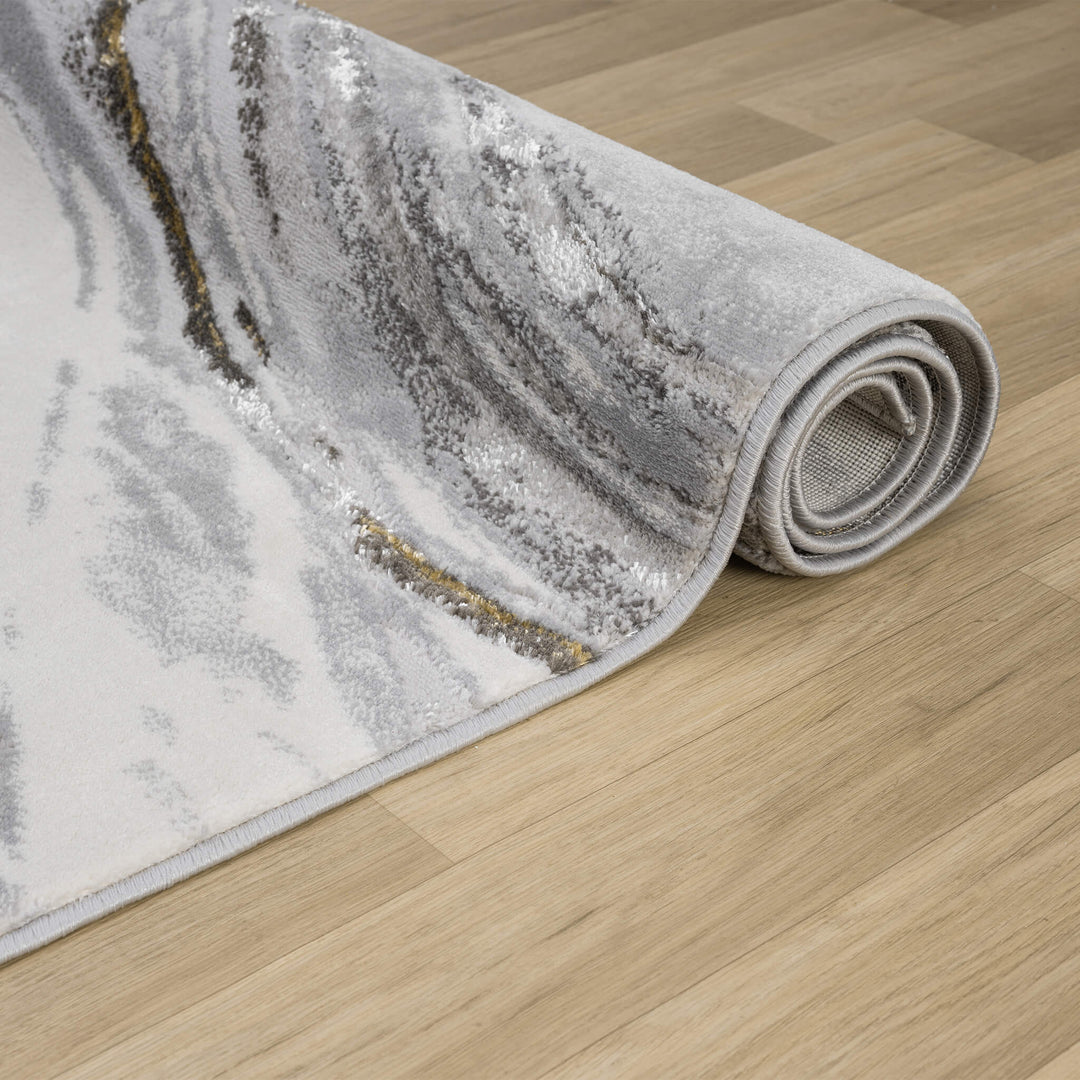 Aurelia Wave Slate Runner Rug
