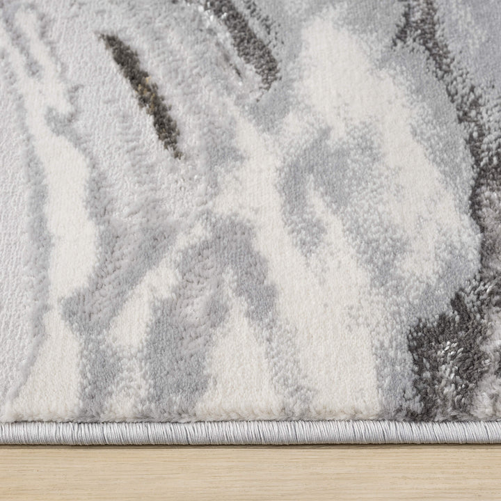 Aurelia Wave Slate Runner Rug