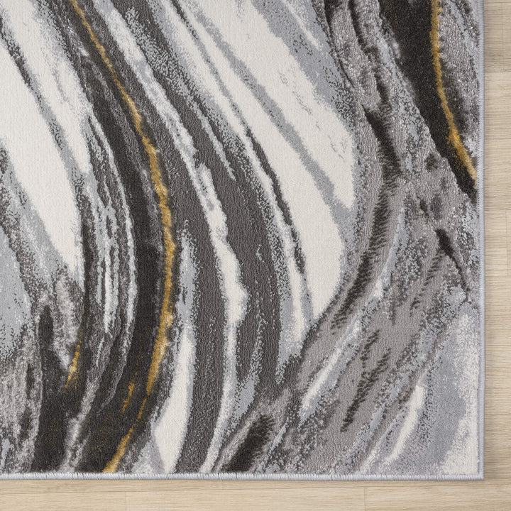 Aurelia Wave Slate Rug