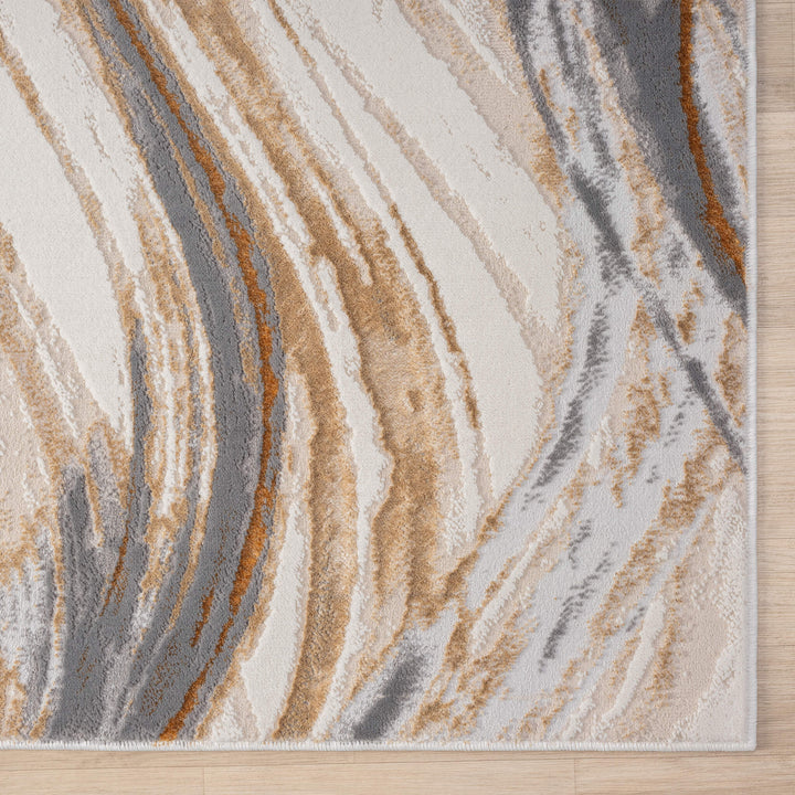 Aurelia Wave Terra Runner Rug