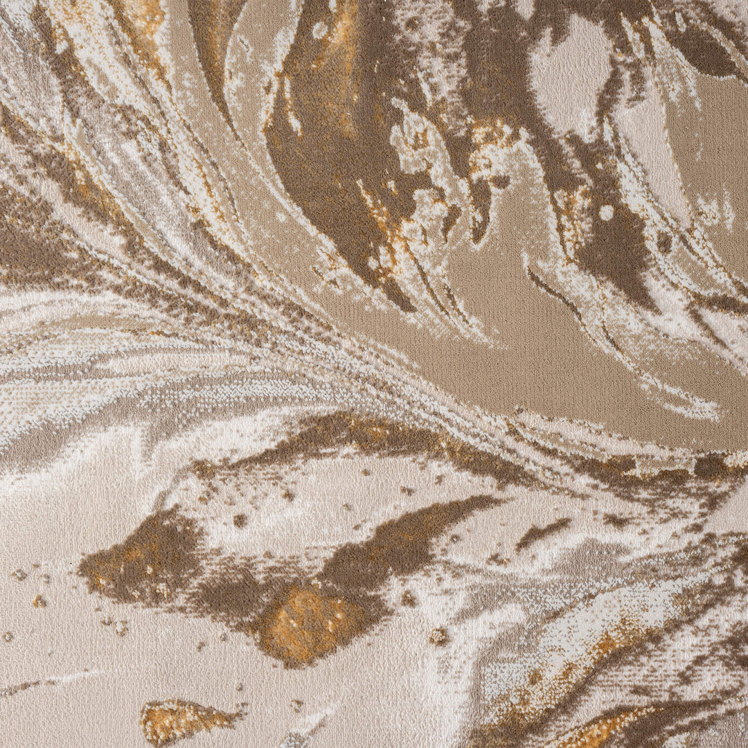Aurelia Marbled Gold Rug