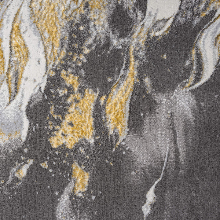 Aurelia Marbled Slate Runner Rug