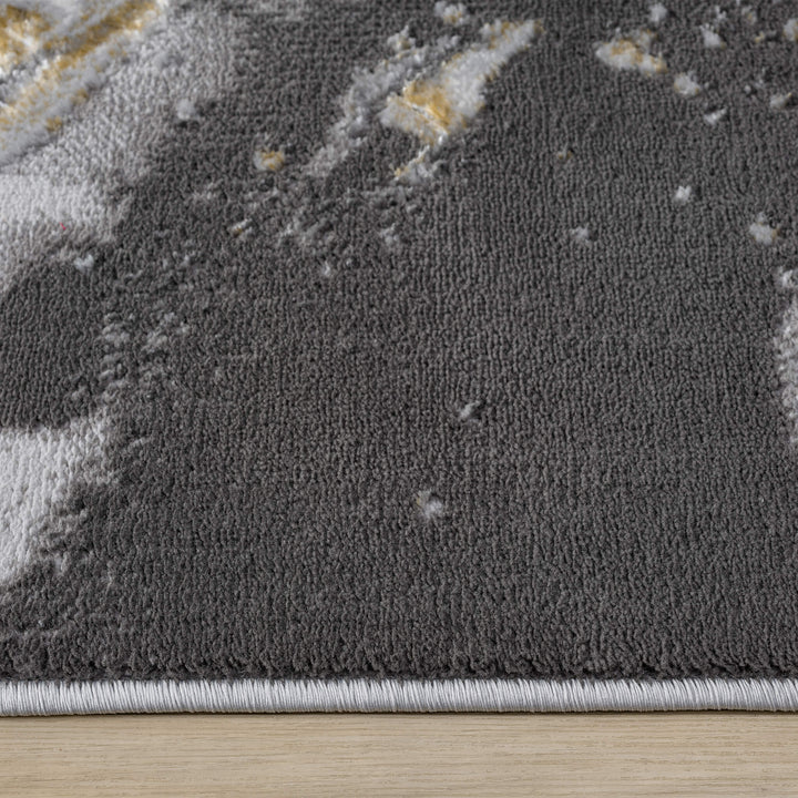 Aurelia Marbled Slate Runner Rug