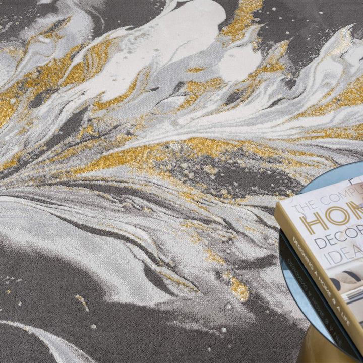 Aurelia Marbled Slate Rug