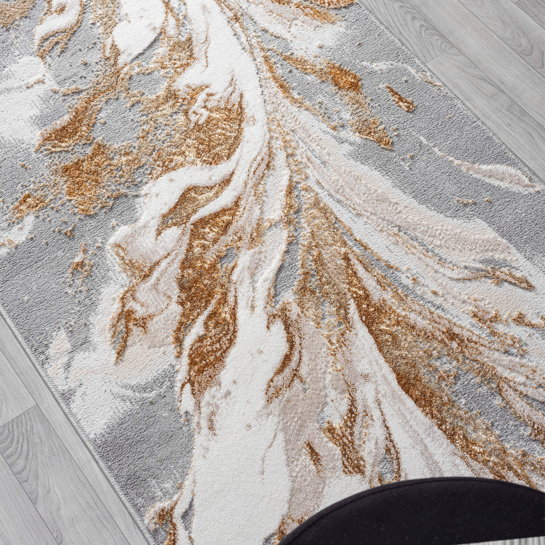 Aurelia Marbled Terra Runner Rug