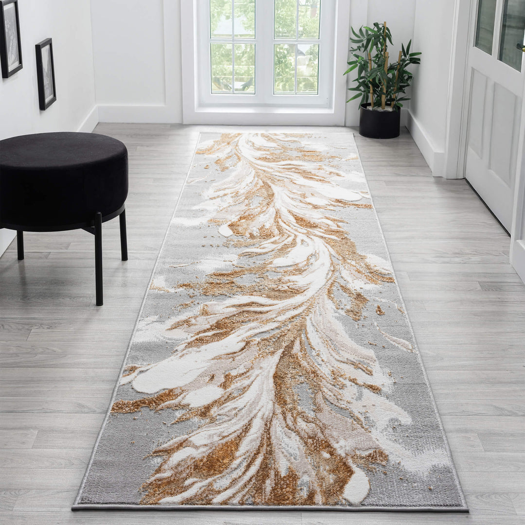 Aurelia Marbled Terra Runner Rug